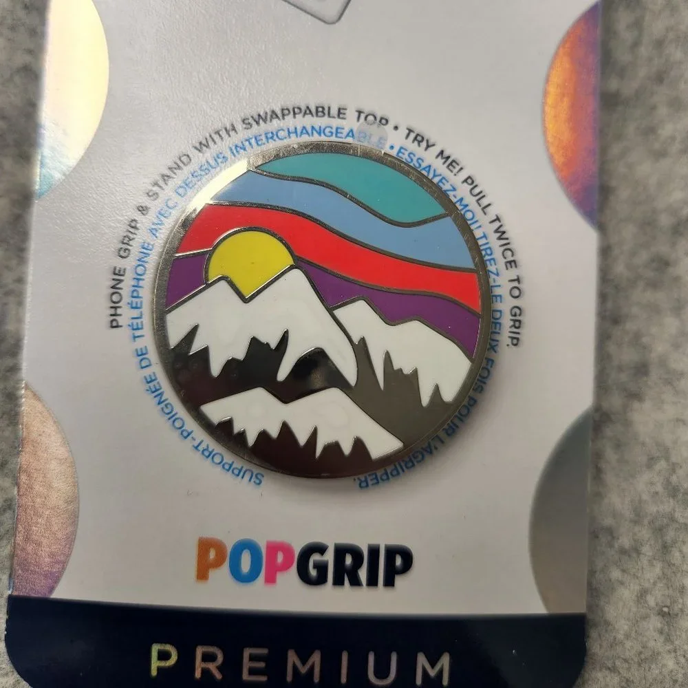 Enamel Altitude Adjustment Premium Popsockets Single Grip & Stand Phones Holder
